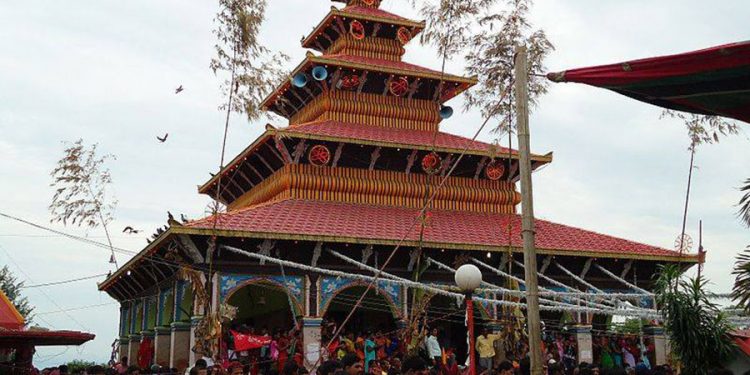 सप्तरीको कंकालिनी मन्दिरमा ७ सय ४४ राँगाको ब ‘लि प्रदान