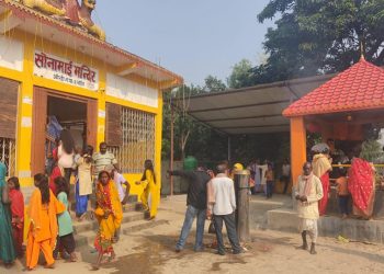 महोत्तरीको सोनामाई मन्दिरमा भूतमेला सुरु