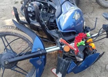 धनुषामा मोटरसाइकल दुर्घटना हुँदा २ जनाको ज्यान गयो