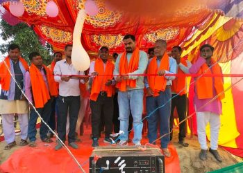 सप्तरीको बोदे बर्साईन नगरपालिका वडा नम्बर ८ बैरयाहीमा लक्ष्मि मन्दिरको उद्घाटन सम्पन्न