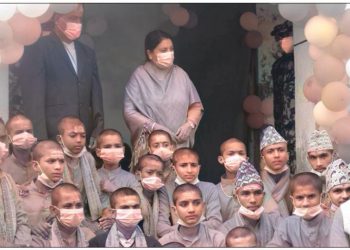 राष्ट्रपतिको चासोले महोत्तरीको संस्कृत माध्यमिक विद्यालय परिवार उत्साहित