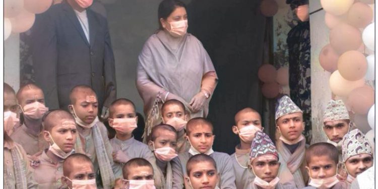 राष्ट्रपतिको चासोले महोत्तरीको संस्कृत माध्यमिक विद्यालय परिवार उत्साहित