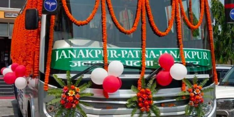 जनकपुरधाम–पटना मैत्री बस सेवा पुनः सुचारू