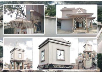 महोत्तरीको धार्मिक नगरी मटिहानी संरचनाको विकासले जगमगिँदै