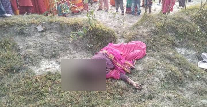 सप्तरीमा एक महिलाको घाँटी रे टेर ह त्या