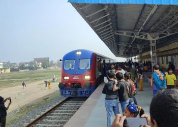 कुर्था–जयनगर चल्ने त्रिपालमुनी छोपिएको रेलको पूनः सफल परिक्षण गरियो , रेल छिट्टै सञ्चालनको तयारी