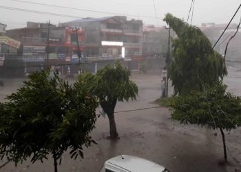 हावाहुरीले मधेस प्रदेशमा ३ जनाको मृ त्यु, हावाहुरीले पन्डाल र टेन्ट उडाउदा मधेश प्रदेश सभाको वार्षिकोत्सब स्थगित