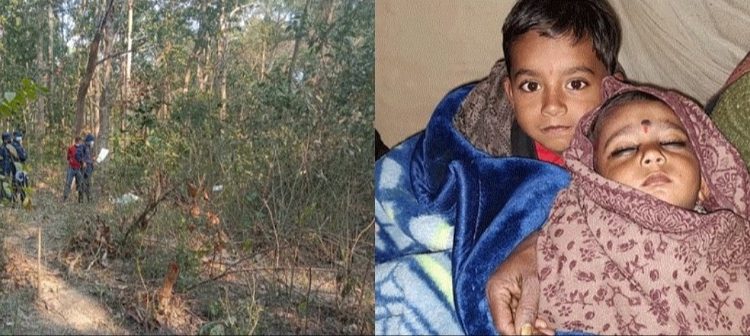 को हुन् महोत्तरीको सागरनाथ जंगलमा भेटिएकी मृ तक महिला र बे वारिसे दुई बच्चा ?