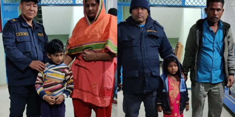सिरहाबाट हराएका दुई बालबालिका जनकपुरमा फेला