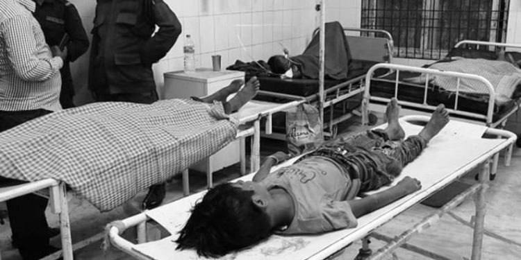 धनुषामा ५ जना सवार मोटरसाइकल दुर्घटनामा चार बालकको मृ त्यु , सिंगो गाउँ शोकमा