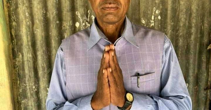 सिरहाको लक्ष्मीपुर पतारी वडा -१ मा नेपाली काङ्ग्रेसबाट वडा अध्यक्षपदका उम्मेदवार प्रशुराम मण्डलको उम्मेदवारी