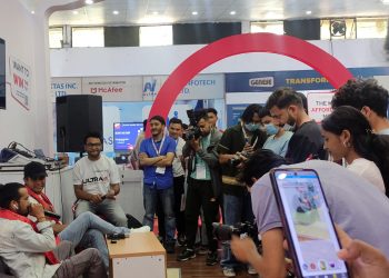 क्यान इन्फोटेक-२०२२ को भायानेट स्टलमा विभिन्न सेलिब्रेटी र प्रविधि उत्साहीहरूको भ्रमण