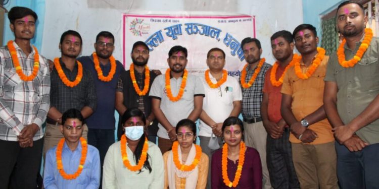 जिल्ला युवा सञ्जाल धनुषाको अध्यक्षमा कुलदिप साह चयन