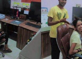 जयनगर–जनकपुर रेल कन्ट्रोल रुममा टिकटकिया केटिसंग मस्ती,कर्मचारीको नोकरी धरापमा