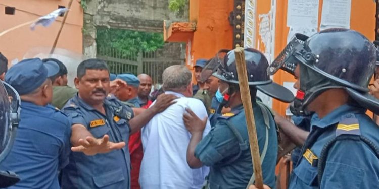 जनकपुरधामका उपप्रमुख किशोरी साहमाथि आक्रमण