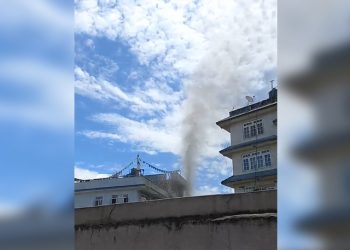 काठमाडौमा जोरपाटीमा बोरिङ खन्दा ग्यास निस्कियो