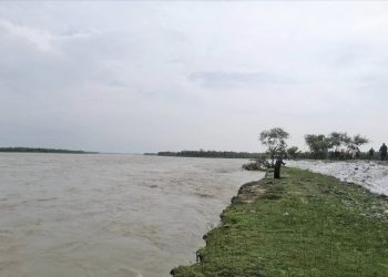 उदयपुरमा सप्तकोशीले कटान गरेपछि सप्तरीमा पनि ‘हाइअलर्ट