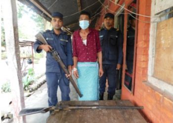 धनुषामा प्रहरीमाथि गोली चलाउने प क्राउ