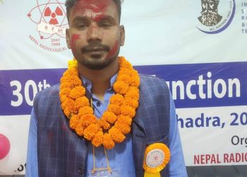 नेपाल रेडियोलोजिकल सोसाइटिको प्रेसिडेन्टमा संजय देव चयन