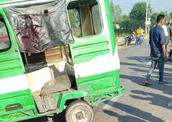 धनुषामा टेम्पो दुर्घटनामा परेर चालकको मृ त्यु