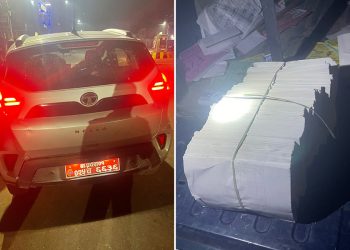 मधेस प्रदेश : १० हजार थान नक्कली मतपत्र र स्वस्तिक छापसहित २ जना प क्राउ