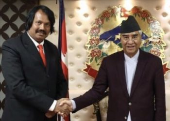 प्रधानमन्त्री देउवा र सिके राउतबीच भेटवार्ता, सरकारमा सामेल हुने