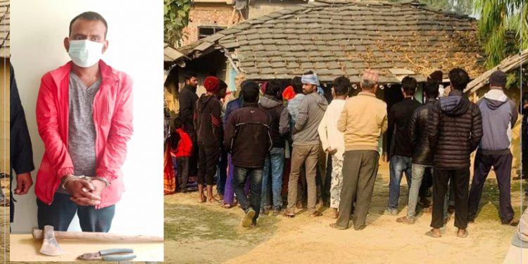 धनुषाको बटेश्वरमा बञ्चरो प्रहार गरि आफ्नै श्रीमतीको ह त्या