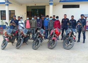 धनुषामा सक्रिय रहेको मोटरसाइकल चोरी गर्ने ग्याङ्ग प्रहरीको फन्दामा