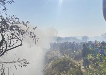 ६८ जना यात्रु बोकेको यतीको एयरलायन्सको विमान पोखरामा दुर्घटना,घटनास्थलबाट ३२ जनाको श व निकालियो