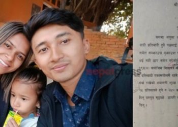 निहारिका र बच्चालाई स्वीकारे शिवराजले, अदालतमा भयाे मिलापत्र