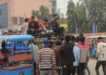 सरस्वती पूजामा अश्लील गीतको बाहूल्य