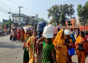 मिथिला माध्यमिकी परिक्रमा आज जनकपुरधाम आइपुग्यो, भोली अन्तरगृह परिक्रमा