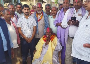 सप्तरीको पत्थरगाडा निवासी समाजसेवी पण्डितले गरे लाखौं मूल्य पर्ने जग्गा निशुल्क दान