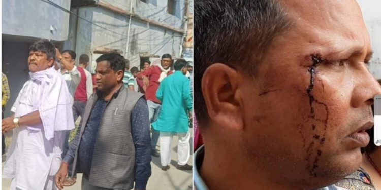 सप्तरीमा प्रहरी निरिक्षकले जसपा नेता यादवलाई गरे कु टपिट ,बिराेधमा प्रदर्शन इन्सपेक्टरलाई बर्खास्तीको माग (तस्बिर सहित)