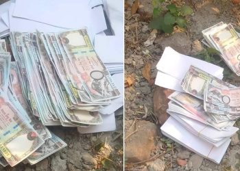 मधेस प्रदेश : फोहर फाल्ने ठाउँमा ठूलो परिमाणमा नक्क ली नोट फेला