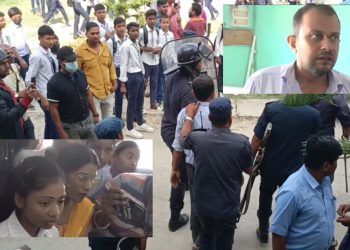 जनकपुरधाम स्थित संकट मोचन विद्यालयका शिक्षक झा माथि अभिभावक तथा विद्यार्थीले गरे हातपात (हेर्नुहोस भिडियो सहित)