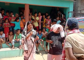 सप्तरीको बलान बिहुलमा बाेक्सि सम्बन्धि जनचेतनामूलक सडक नाटक सम्पन्न