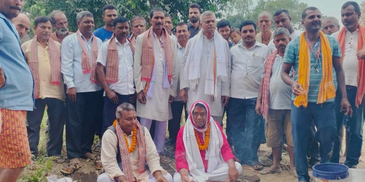 सप्तरीको बोदे बर्साईनको धनगदीमा बर्थिङ सेन्टरको शिलान्यास