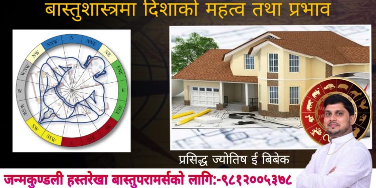 वास्तुशास्त्रअनुसार दिशाको महत्त्व तथा प्रभाव
