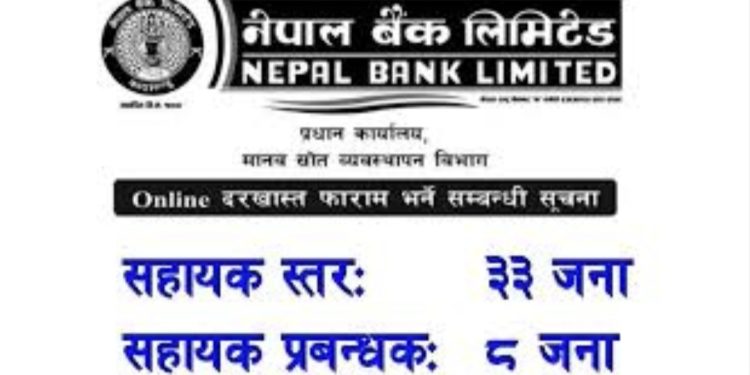 नेपाल बैंकमा रोजगारीको अवसर, यसरी दिनुस् आवेदन (भ्याकेन्सी नोटिस सहित)
