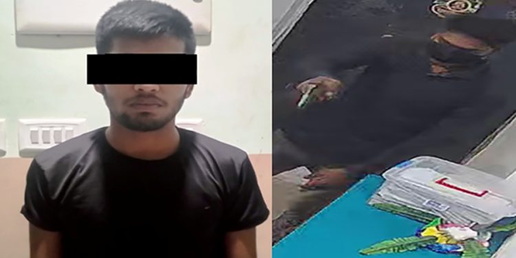 महोत्तरीमा दिनदहाडै फिल्मी शैलीमा बैंक लुट्ने एक जना प क्राउ