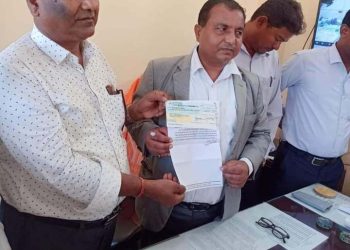 एतिहासिक पाईलाका साथ मेयर महतो