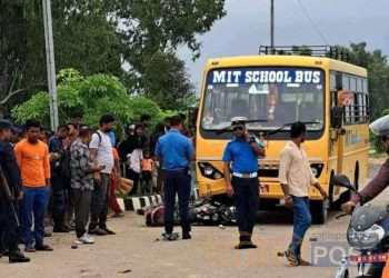 महोत्तरीमा जनकपुरको मिट क्याम्पसको बसले ठक्कर दिदा एक जनाको मृ त्यु