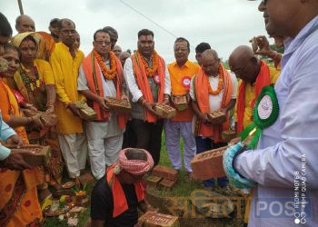 सिरहाको धनगढीमाईमा प्रदेश सांसद चौधरीद्वारा सगरमाथा बेदमाता गयात्री ट्रष्टको उदघाटन