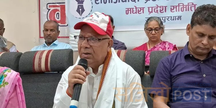 प्रचण्ड सरकारलाई राम्रो कामको लागि सहयोगको सँगसँगै दबाब पनि दिनुपर्छ : माधव नेपाल