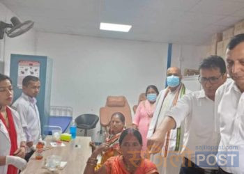मधेस प्रदेशका मुख्यमन्त्री यादवले गरे जनस्वास्थ्य प्रयोगशालाको निरीक्षण