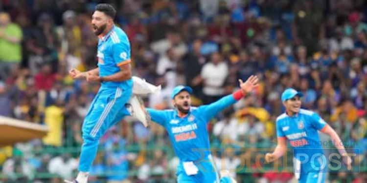 विश्वकप क्रिकेट : भारतको अपराजित यात्रा जारी,भारतद्वारा श्रीलंका ३०२ रनको विशाल अन्तरले पराजित