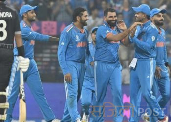 न्युजिल्यान्डलाई पराजित गर्दै भारत विश्वकप क्रिकेटको फाइनलमा पुग्यो