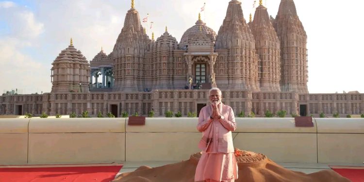 मुस्लिम देश दुबईमा हिन्दुहरुको भव्य मन्दिर,मोदी द्धारा उद्घाटन