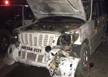 हुलाकी सडकमा स्कारपियाे र मोटरसाइकल एक आपसमा ठाेकिदा दुई जनाको मृत्यु